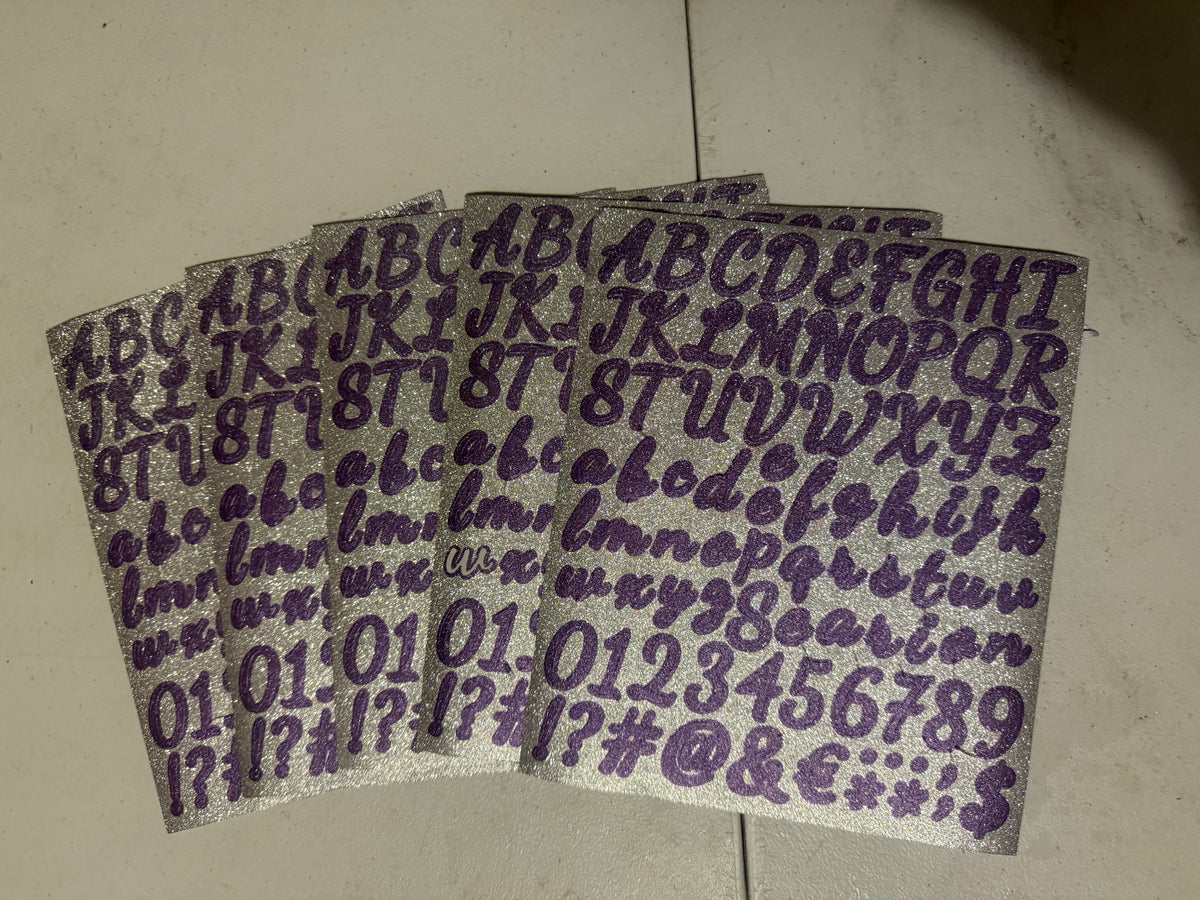 LETTERS TICKETS( 5)SHEETS